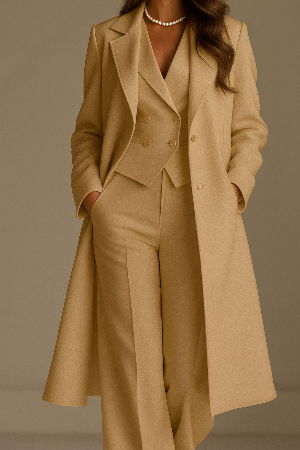 Coordinato Mavi Capotto+ Tailleur completo