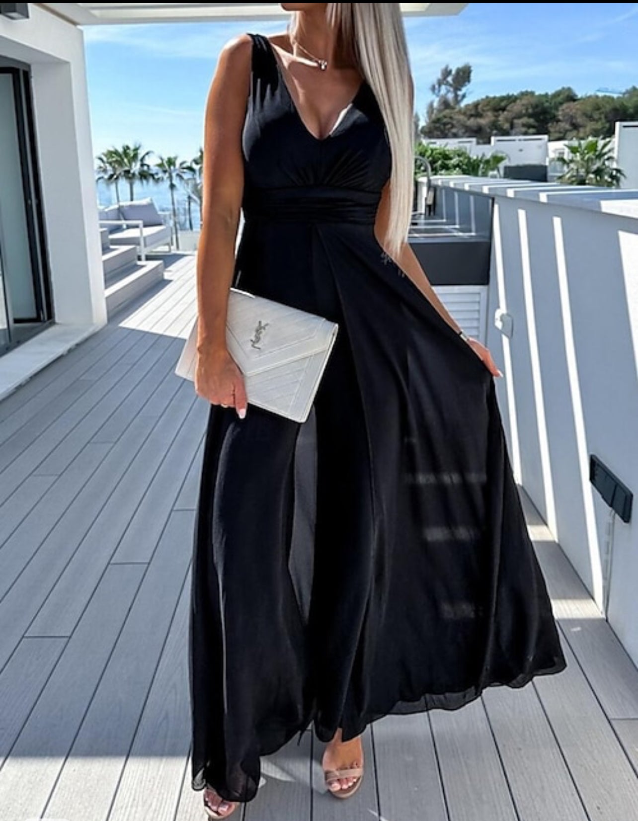 Jumpsuit con Velo