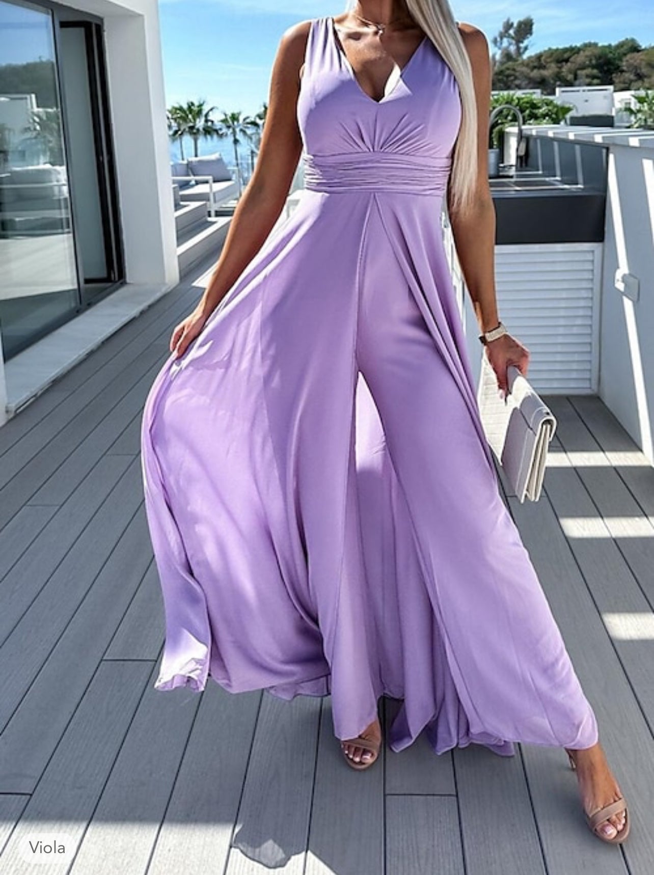 Jumpsuit con Velo