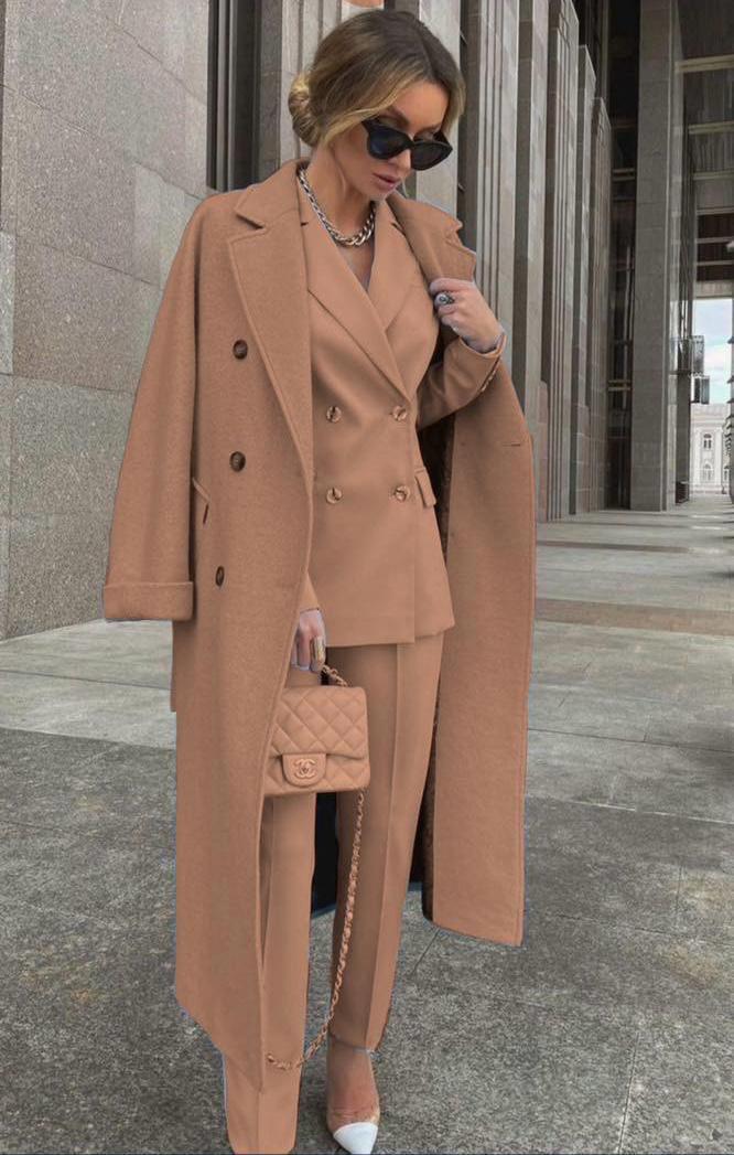Coordinato cappotto e tailleur Made in Italy tutte le taglie disponibili
