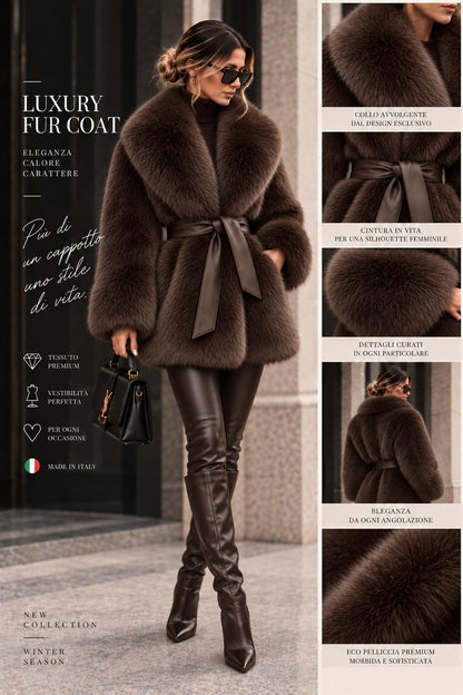 Eco-Pelliccia Ice taglia 36-60 made in italy