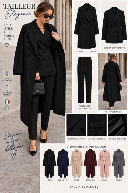 Set Lixi Coordinato Cappotto e Tailleur
