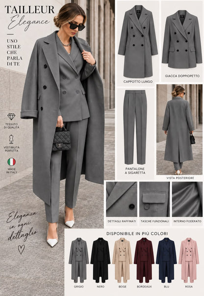 Set Lixi Coordinato Cappotto e Tailleur
