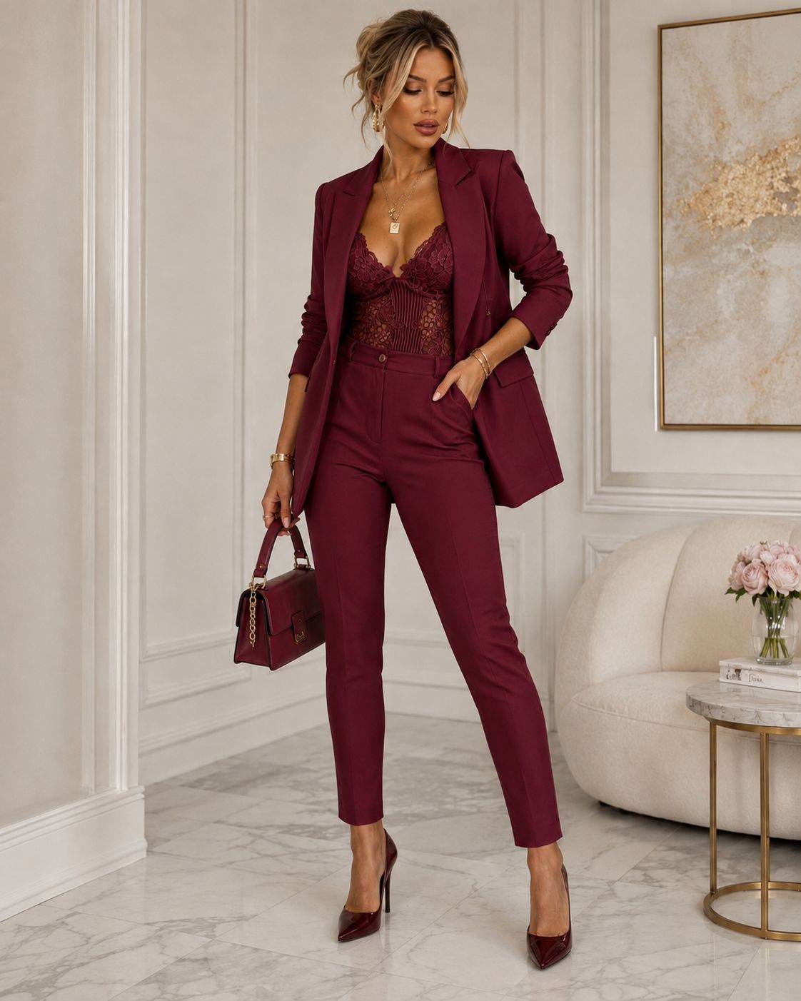 Tailleur Seren modello sigaretta