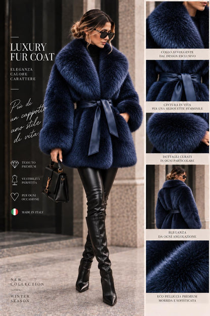 Eco-Pelliccia Ice taglia 36-60 made in italy