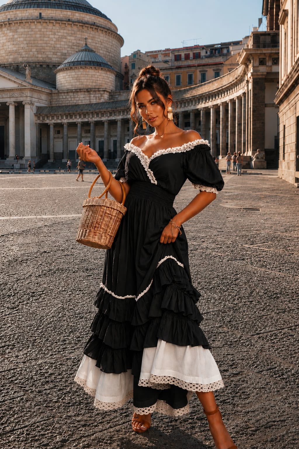 Abito Partenope made in italy tutte le taglie disponibili con borsa in omaggio